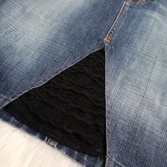 7 for all Mankind Denim Skirt  - Size 28 - Picture 4 of 8